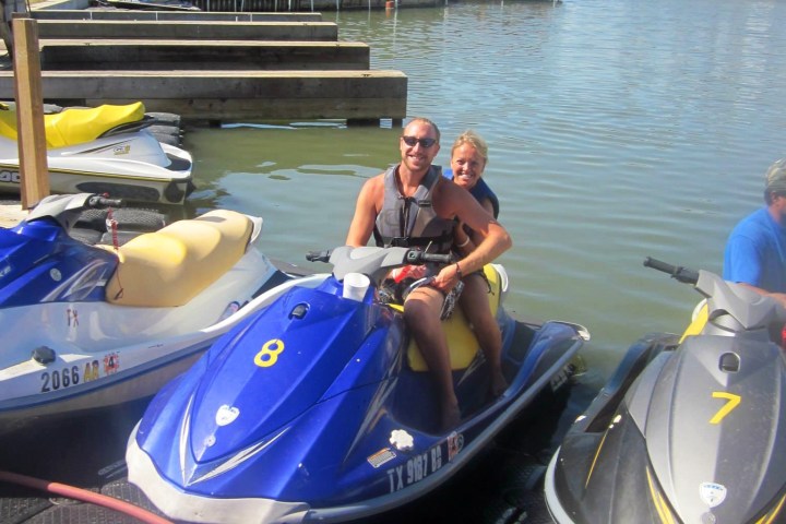 Jet ski rentals in Laguna Madre Bay