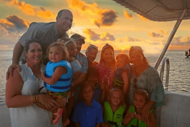 a group of people posing for the camera