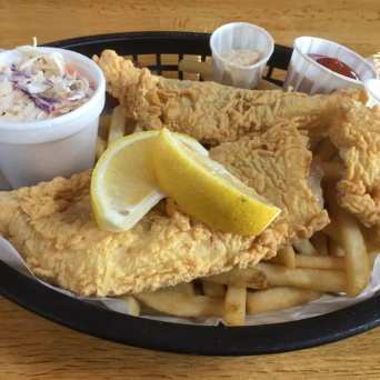 a plate of food on a table